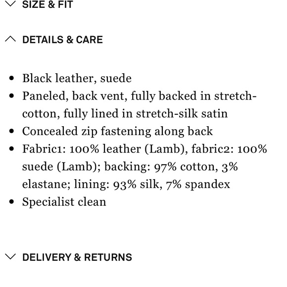 THE ROW Frehnah Suede Leather Long Sleeve Dress 8 - Picture 6 of 7